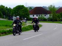 BMW-Oldtimermotorräder kommen bei der NFC-Maiausfahrt wieder richtig zum Einsatz; 140501