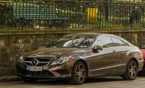 Mercedes-Benz E-Klasse Coupé, facelift Modell, aufgenommen in Genf am 15.03.2014