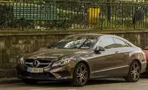 Mercedes-Benz E-Klasse Coupé, facelift Modell, aufgenommen in Genf am 15.03.2014