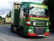 DAF XF105.480 der Spedition Angermayr, ist in Tschechien gemeldet; 140509