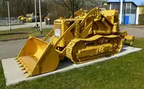 Caterpillar 933, abgestellt als technisches Denkmal, M�rz 2014