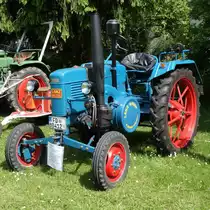 Lanz D5506 steht bei der Oldtimeraustellung in Fulda-Edelzell, Mai 2014