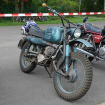 Hercules konnte bei der Oldtimeraustellung in Fulda-Edelzell betrachtet werden, Mai 2014