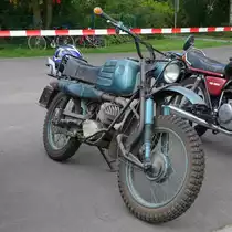 Hercules konnte bei der Oldtimeraustellung in Fulda-Edelzell betrachtet werden, Mai 2014