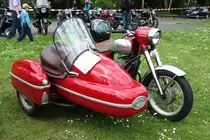 Jawa Typ 354 konnte bei der Oldtimeraustellung in Fulda-Edelzell bewundert werden, Mai 2014