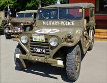 . Auch dieser Ford Jeep war unter den ausgestllten Fahrzeugen am 17.04.2014 im Parc Merveilleux in Bettembourg.