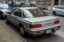 Honda Legend Rückansicht, trotz seines Alter und sichtbarer alltäglicher Nutzung noch in gutem Zustand. Foto: 15.03.2014.