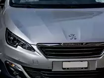 Detailaufnahme eines Peugeot 308 (2014er Modelljahr). Datum: 15.03.2014