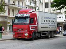 10.05.2014,VOLVO FH 16 in Rhodos-Stadt auf Rhodos/Griechenland.