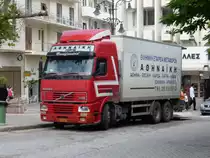 10.05.2014,VOLVO FH 16 in Rhodos-Stadt auf Rhodos/Griechenland.