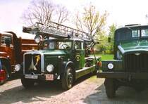 Magirus M40 mit Drehleiter zum G5-Treffen in Hartmannsdorf, 01.05.04