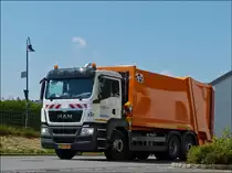 . MAN M�llentsorgungsfahrzeug aufgenommen am 20.05.2014. 