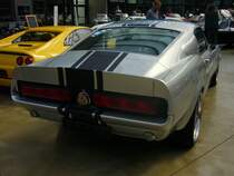 Heckansicht eines 1968´er Ford Mustang GT 500 Shelby. Classic Remise Düsseldorf am 25.05.2014.