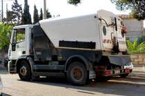 Iveco Eurocargo unterwegs zur Strassenreinigung in Cala Pi/Mallorca im Mai 2014