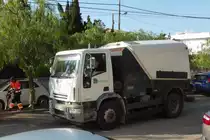 Iveco Eurocargo unterwegs zur Strassenreinigung in Cala Pi/Mallorca im Mai 2014