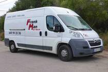 Citroen Jumper von FRANK MAN  ist abgestellt in Cala Pi/Mallorca im Mai 2014