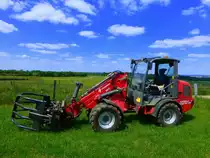 Weidemann Teleskoplader 2070 bei Leudelange (Luxemburg). 31.05.2014