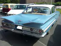 Heckansicht eines 1960´er Chevrolet Impala Fourdoor Sedan. Oldtimertreffen Kokerei Zollverein am 01.06.2014.