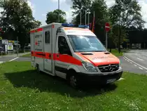 Mercedes Benz Sprinter RTW des DRK am 01.06.14 beim Tag der Offenen Tür Feuerwehr Hanau Mitte  