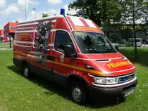 IVECO Daily (Florian Hanau 1-79-1) der Feuerwehr Hanau Mitte am 01.06.14 beim Tag der Offenen Tür 
