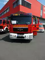 MAN TGM HLF 20/16 (Florian Hanau 1-46-1) am 01.06.14 beim Tag der Offenen Tür in der Feuerwache Hanau Mitte