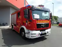 MAN TGM HLF 20/16 (Florian Hanau 1-46-1) am 01.06.14 beim Tag der Offenen Tür in der Feuerwache Hanau Mitte