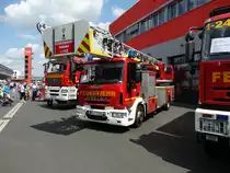 IVECO/Magirus DLA(K) 23/12 (Florian Hanau 1-30-1) am 01.06.14 beim Tag der Offenen Tür in der Feuerwache Hanau Mitte