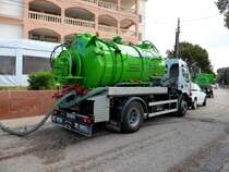 Renault als Kanalreinigungsfahrzeug, gesehen in Cala Pi/Mallorca im Mai 2014