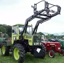 MB Trac 700 besucht die Oldtimerausstellung in Ebersburg, Juni 2014