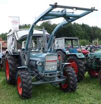 Eicher ausgestellt an der Ebersburg, Juni 2014