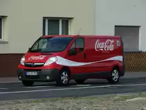 Opel Vivaro von Coca Cola am 02.06.14 in Neu-Isenburg