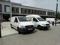 Zwei Mercedes Benz Vito am 04.06.14 in Bad Vilbel 