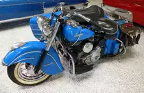 Indian Chief, Baujahr 1947, V2-Zyl.Motor mit 1200ccm und 40PS, Technikmuseum Sinsheim, April 2014