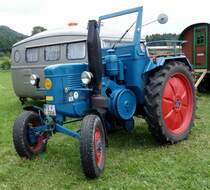 Lanz 2206 steht bei der Oldtimerausstellung an der Ebersburg, Juni 2014