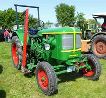 DEUTZ steht beider Oldtimerausstellung in Fulda-Harmerz, Juni 2014