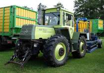 auch MB Tracs, hier ein 1300 turbo, arbeiten für das Lohnunternehmen Jehn aus 36100 Petersberg-Böckels; Juni 2014