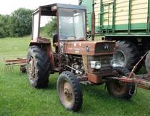 der MF 155 ist für die  kleinen Arbeiten  zuständig, Juni 2014