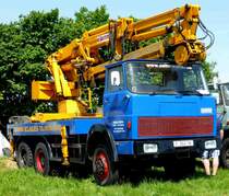 Hanomag Henschel von  Zelte-Walter  steht bei der Oldtimerausstellung in Fulda-Harmerz, Juni 2014 