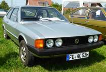 VW Scirocco steht bei der Oldtimerausstellung in Fulda-Harmerz, Juni 2014