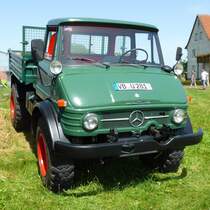 auch Unimog war bei der Oldtimerausstellung in Fulda-Harmerz vertreten, Juni 2014