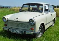 Trabant 601 steht im Juni 2014 in Fulda Harmerz