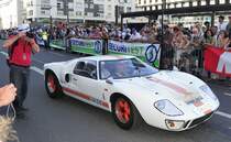 Ford GT40, bei der Fahrerparade am 13.6.2014 in Le Mans