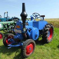 Lanz, steht bei der Oldieausstellung in Fulda-Harmerz, Juni 2014