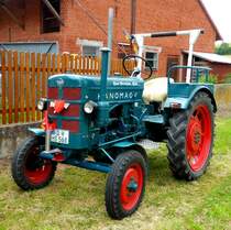 Hanomag R 16 (HS 568), ausgestellt beim Ortsjubiläum von Unterweisenborn im Juni 2014
