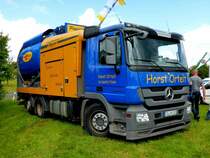 MB 2544 als mobile Kraftfuttermischanlage, gesehen bei der Kreistierschau des LK Fulda in Petersberg-Melzdorf, Juni 2014