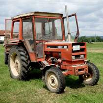 Renault 461, eingesetzt bei Aufräumarbeiten nach der Kreistierschau des LK Fulda in Petersberg-Melzdorf, Juni 2014