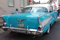 Chevrolet Bel Air Series 2400 C, Bj. 1957, Hardtop Sport Sedan glänzt bei den Fladungen Classics, Juli 2014 