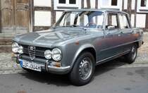 Alfa Romeo Giulia Super steht bei den Fladungen Classics, Juli 2014