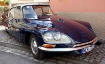 Citroen DS steht bei den Fladungen Classics, Juli 2014