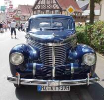 Opel Kapitän, steht bei den Fladungen Classics, Juli 2014